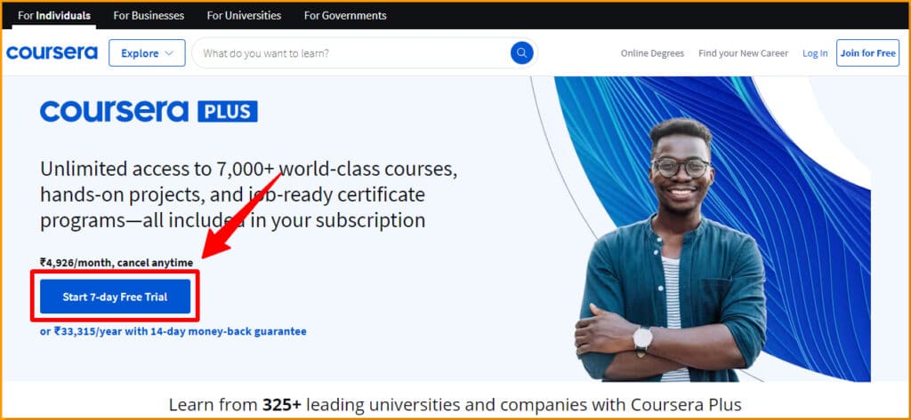 Coursera Plus Free Trial