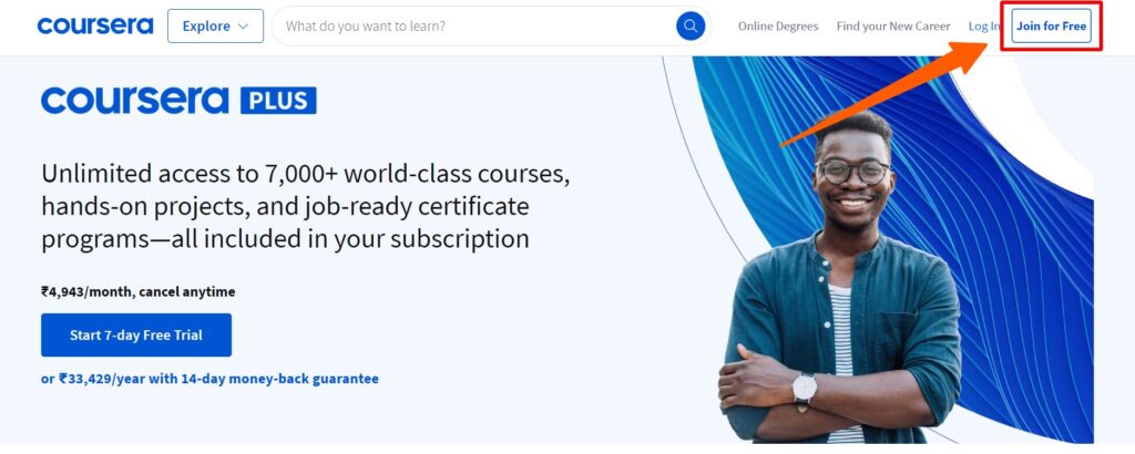 Coursera join for free